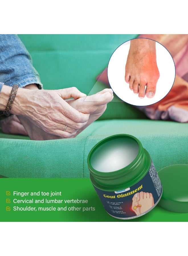 سوميفون مرهم النقرس 3 قطع، لمفاصل الأصابع وأصابع القدم، أسفل الظهر والكتفين - Image 5